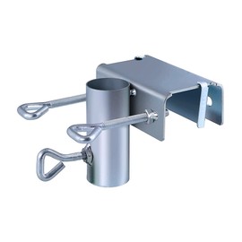 Patio Umbrella Clamp, Attaches to Railing Maximizing Patio Space and Shade, Umbrella Holder for Outdoor Indoor Lawn Garden Beach, Umbrella Mount Fixed Clip