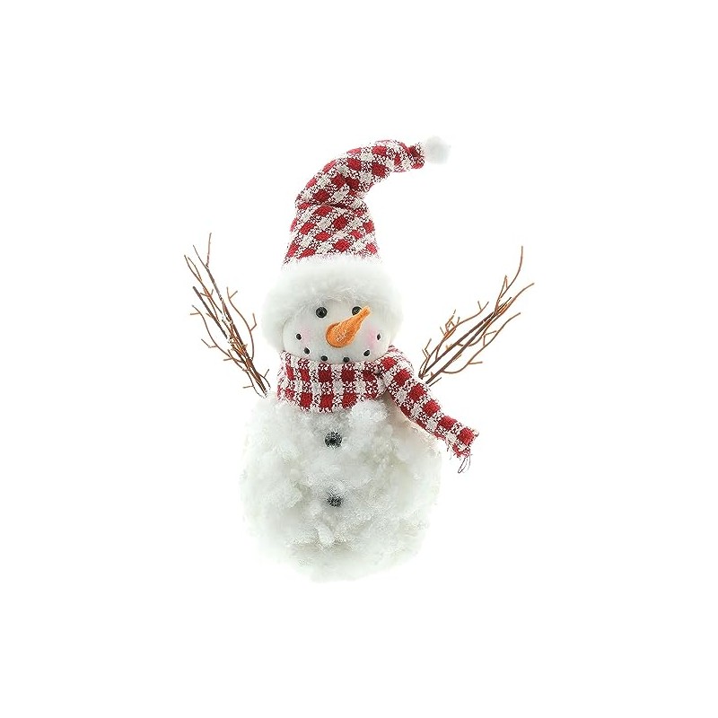 FRANK FLECHTWAREN Snowman Pointed Hat, Textile, Plastic, Dimensions: Height 33