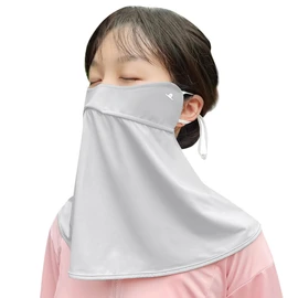 Epicday Face Cover, Neck Guard, Cool, Contact Cool, UPF 50+, Protects Your Neck, Does Not Breath Good, UV Protection, Sun Protection, gray (light gray)