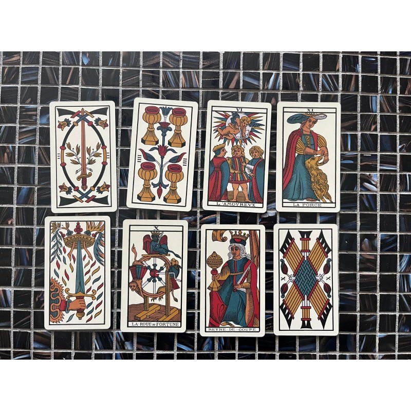 1930 Tarot de Marseille & Guide, facsimile, first printed c.1930