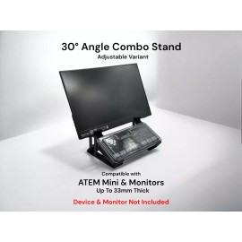 Iron Prints Combo Stand for Blackmagic ATEM Mini Series and Monitors Up To 33mm Thick