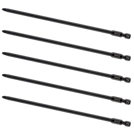 5 x Rennie Tools 177mm Long PH2 Compatible with Makita DFR750 DFR750RME BFR750 6844 Autofeed Collated Drywall Screwdriver Gun Bit Heavy Duty Phillips No.2