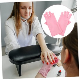 Vaguelly Uv Blocking Manicure Gloves Uv Nail Gloves for Gel Manicure Sun Protection Flexible Fit