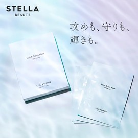STELLA BEAUTE Moist Grace Mask, Pack of 5, Face Mask, Niacinamide, Ceramide, Moisturizing, Glossy Transparent, Moisturizing Stella Beaute