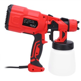 Electric Spray Gun Painter,High Power Spray Gun,Split Paint Sprayer Using Double Layer Insulation Material for Car,Furniture,Wall Fences, Spraying 550W(American Plug 110V)