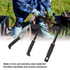 3PCS Garden Tool Set Iron Stainless Steel Five Teeth Rake