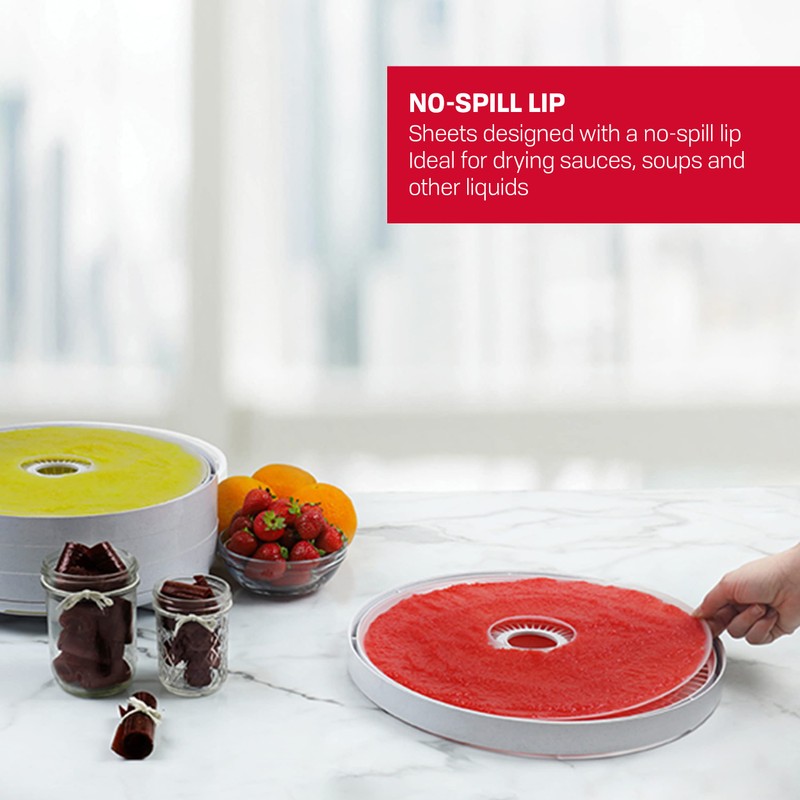Nesco LSS-2-6 Snackmaster Fruit Roll Sheet for Nesco Food Dehydrators,