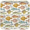 British Fish Design - Emma Ball Colourful Melamine Square Tray