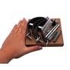 SKIR'CO Black Rubber Coated Pipe Clamps for 75-80mm Pipe Wall