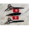 Purple Dragon Kit Tijeras Prof Estilista Barbero Peluquero Estuche 6