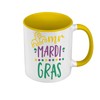Tasse in Premium-Qualität, Gelb – Mister Mardi Gras Karneval New
