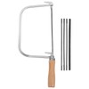 DOITOOL 5-Inch Deep Coping Saw Frame and 5 Replacement Blades