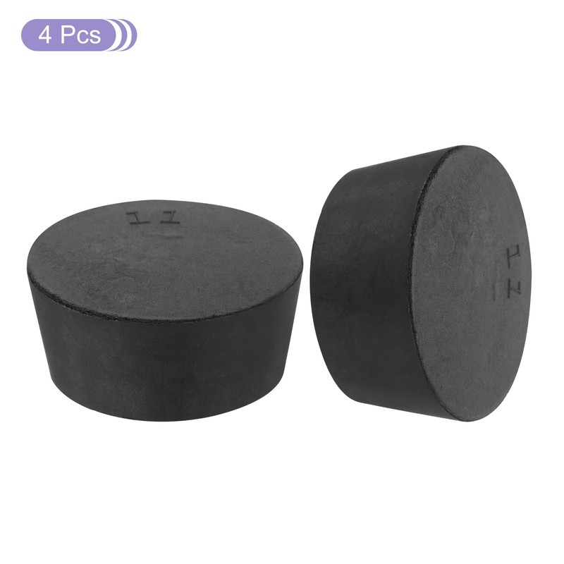 sourcing map Rubber Tapered Plug 48mm to 56mm Solid Test