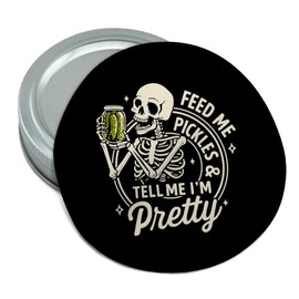 Graphics & More Skeleton Tell Me I'm Pretty Round Rubber Non-Slip Jar Gripper Lid Opener