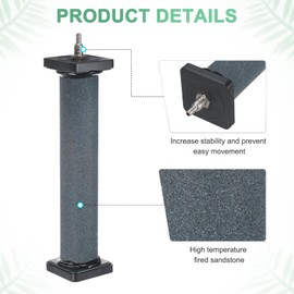 M METERXITY 2-Pack Air Stone Cylinder Bubble, 8.3 Inch Fish Tank Aquariums Air Stones, Air Pump Bubble Diffuser for Hydroponic/Outdoor Pond Garden Circulation Systems/Large Fish Tanks