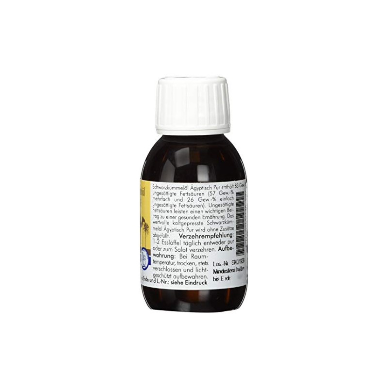 Pharma-Peter Black Cumin Oil Egyptian Cold Pressed and Pure 100