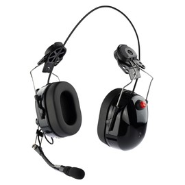 Arrowmax ASH1042-BK-M5 Dual Muff PNR Hard Hat Headset with PTT and Noise Cancelling MIC for Motorola GP328 HT750 HT1250 PRO7550 PRO7750 MTX850