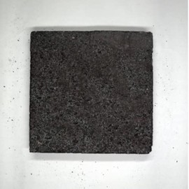 Volcanic stone cooking tiles, flat surface without grooves, 8" x 8", lava cooking stone pizza, meat, seafood and vegetables.Outdoor steak barbecue.Camping barbecue net, baking pan, grill