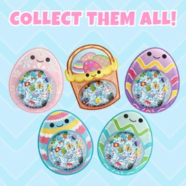 BIZYBOO - Bolsa para huevos de Pascua, búsqueda de objetos ocultos, juego sensorial a juego para niños de 2 años en adelante (rosa)