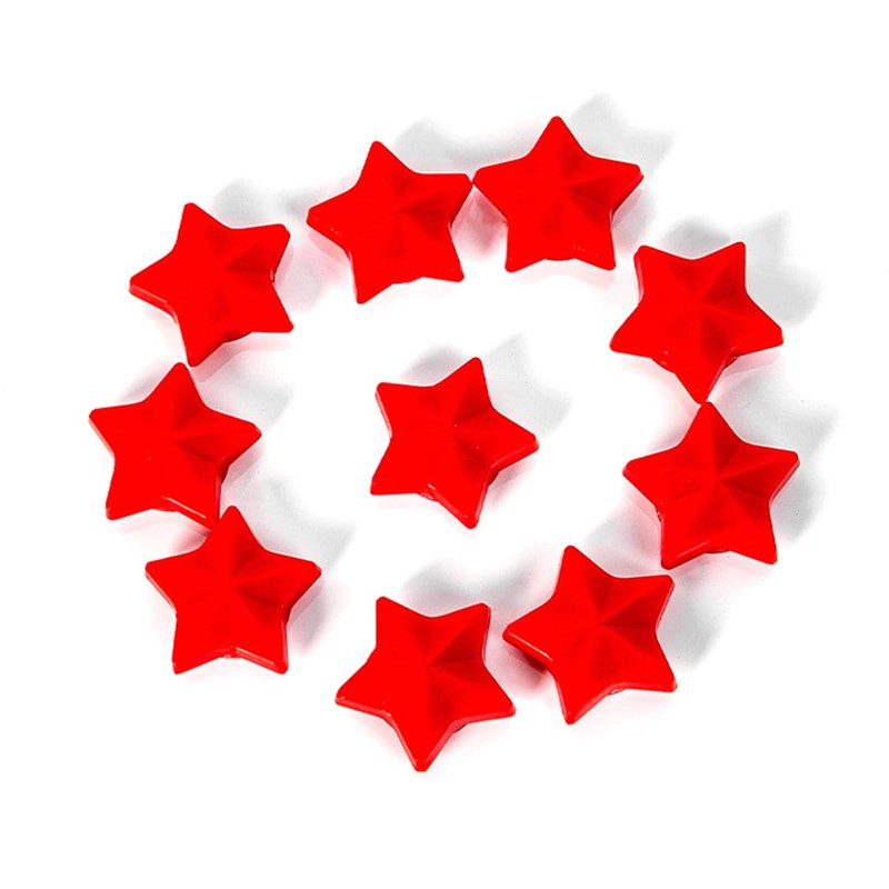 Namvo 40 Pieces Star Fridge Magnets Strong Whiteboard Magnets for