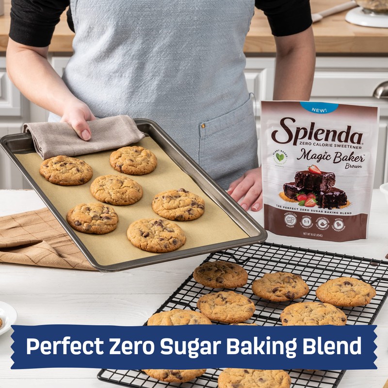 SPLENDA Magic Baker Brown Zero Calorie Plant Based Granulated Baking