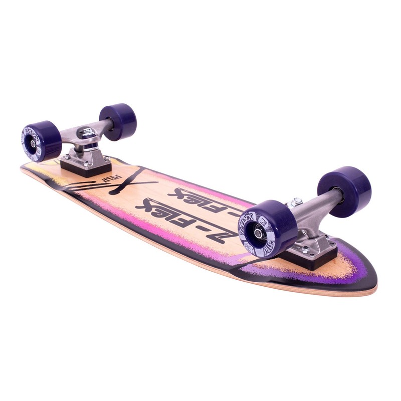 Z-Flex Skateboard - P.O.P 27" Purple Fade
