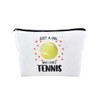 Tennis Makeup Bag Cosmetic Purse with Zipper Travel Pouch Sport