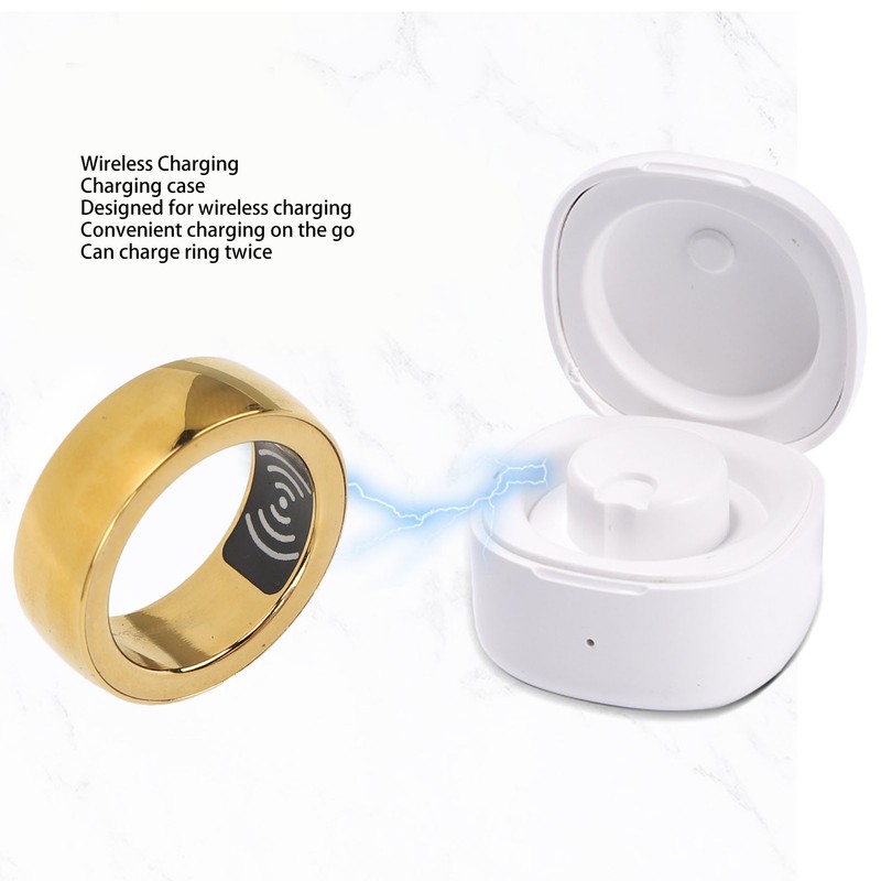 Smart Fitness Tracker Ring IP68 Waterproof Bluetooth Pedometer Smart Ring