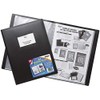 Black A4 flexicover 100 Pocket Display Book Presentation Folder -
