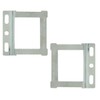 10 pc Square Sawtooth CWH1 Hangers Aluminum Back Stretched Canvas