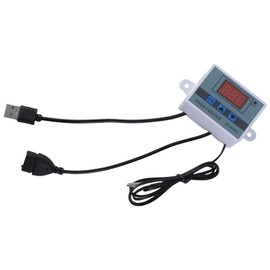 USB 5V Three Button Temperature Controller Intelligent Control Power Cable for Cooling Fan and Blowers Up to 50W