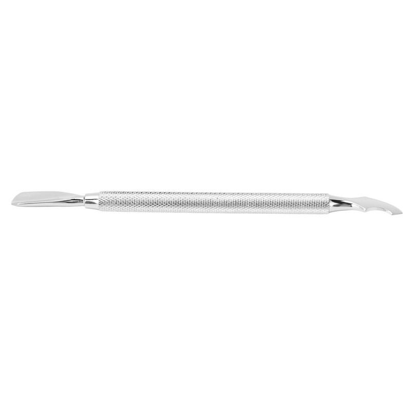 2Pcs Dual Ended Cuticle Pusher Stainless Steel Multipurpose Portable Cuticle