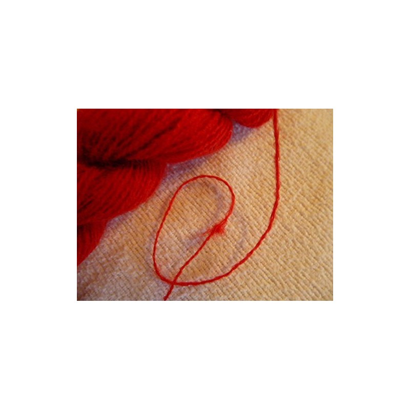 Two Pack Soft Bright Red Lace Weight Knitting Yarn