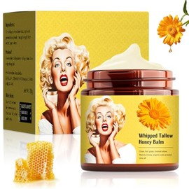 Crema Original, Cebo de Res para la Cara, crema hidratante facial, Hidratante de Sebo de Res Batido con Miel, Crema para Rostro y Cuerpo, Tratamiento 