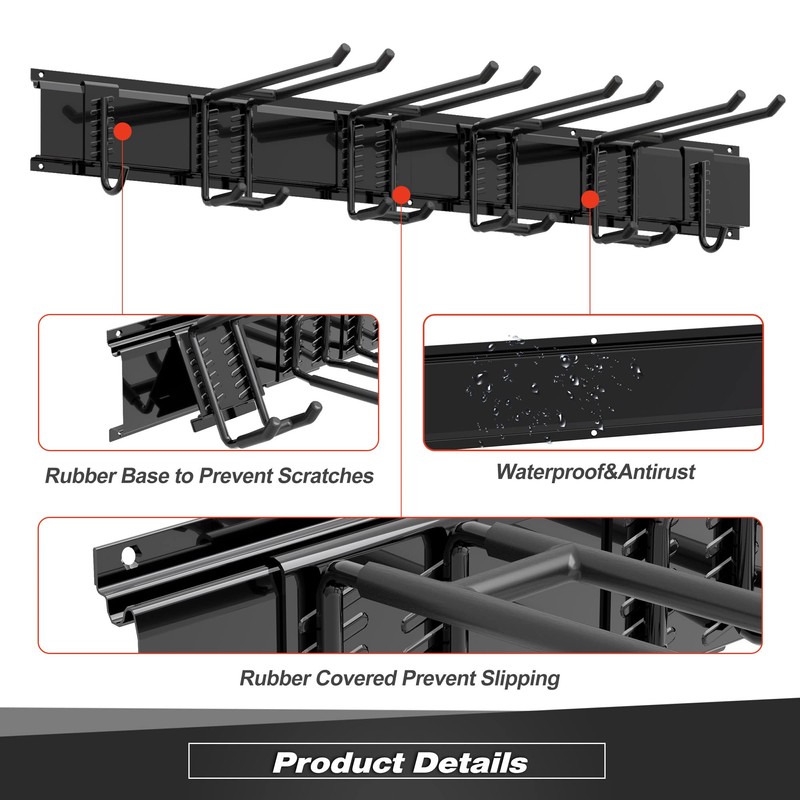 Sttoraboks Garage Tool Storage Rack, Heavy Duty Garage Storage Organizer