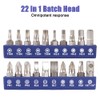Right Angle Magnetic Screwdriver, Mini Ratchet Wrench with 20 Screwdriver