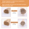 12" Natural Bamboo Wooden Skewers the diameter is 4mm (100