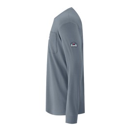 VANDISI FR Shirts for Men 6.5oz Lightweight Fire Resistant Shirts for Men Long Sleeve NFPA2112/CAT2 Gray