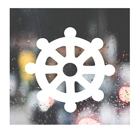 Dharma Wheel Decal for Truck, Funny, Tumbler, Window, Laptop, Phone, Home Decoration.