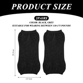 WUFGWBD 2 Pairs Of Warm Elastic Knee Pads, Knitted Knee Pads, Leg Protectors, Knee Protection Products, Anti-Slip Knee Pads