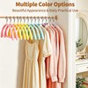 14 Pack Metal Hangers, No Shoulder Bump Non-Slip Curved Sweater