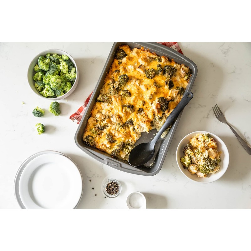 Goodcook 04048 Metal Utensil Nonstick Roast Pan, Easy Clean Dishwasher