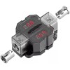 225 Platinum Digital Amperage and Voltage Meter with 0/2 Gauge Input and Output