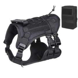 Tactical Dog Harness (Black, Small)