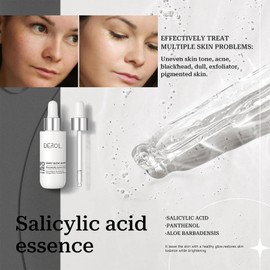 TITIMORE 2% Salicylic Acid Serum For Acne Treatment Liquid Salicylic Acid Exfoliating Essence for Whiteheads,Blackheads,Minimize Pores,Uneven Skin,Reduces Pimples,Skin Barrier Repair