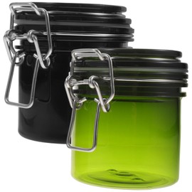 BIUDECO 2pcs Lash Bond Storage Jars Eyelash Storage Holder Portable Lash Extension Supplies Waterproof Fresh-keeping