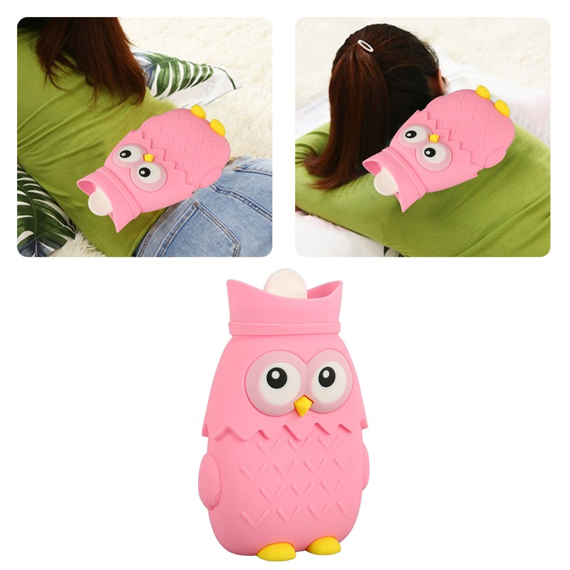Hot Water Bottle Microwave Heating Silicone Cartoon Injection Hand Warmer