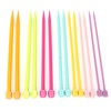 14 Pcs Knitting Needles Multicolour Portable 25cm Sweater Needle Plastic