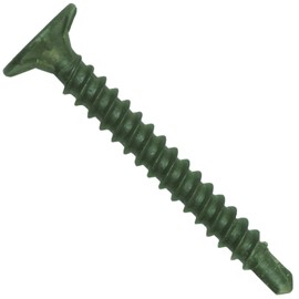 Jake Sales #10x1-1/4" Cement Board Torx/Star Head Screws Drill Point for Fastening Cement Backer Board/Cement Board/Tile Board - Torx/Star - T-25 Torx Head (1 Pound 161 Approx. Screw Count)