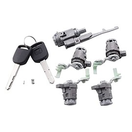 MOFANS 4PCS Door Lock Cylinder with Keys Ignition Switch Cylinder Fit for Compatible with Honda Civic 2003-2005 CRV CR-V 2002-2006 Element 2003-2011 S2000 2004-2005